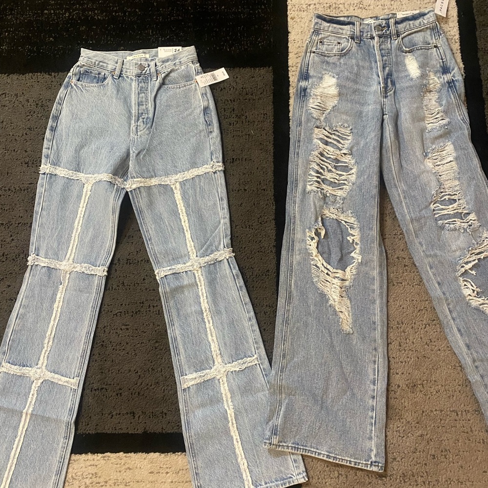 Pacsun Jeans NWT ripped jeans High Rise jeans